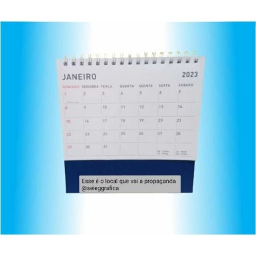 Calendário de mesa 2023 Percalux Comercial