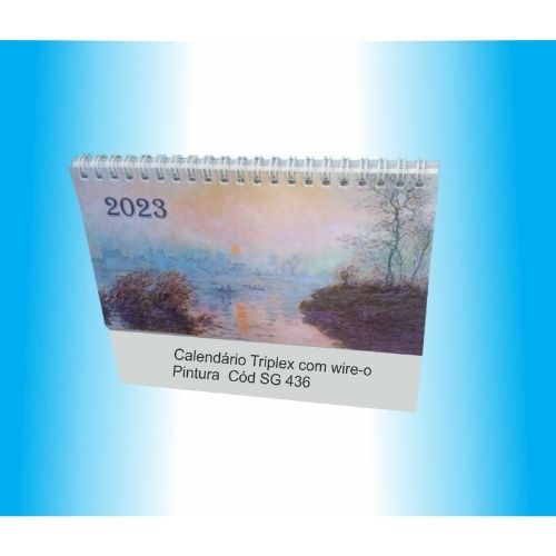Calendário Triplex com Wire-o