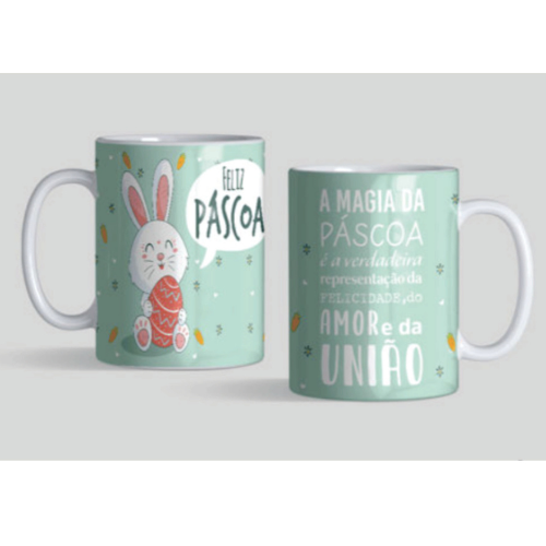 Caneca em Porcelana Colorida